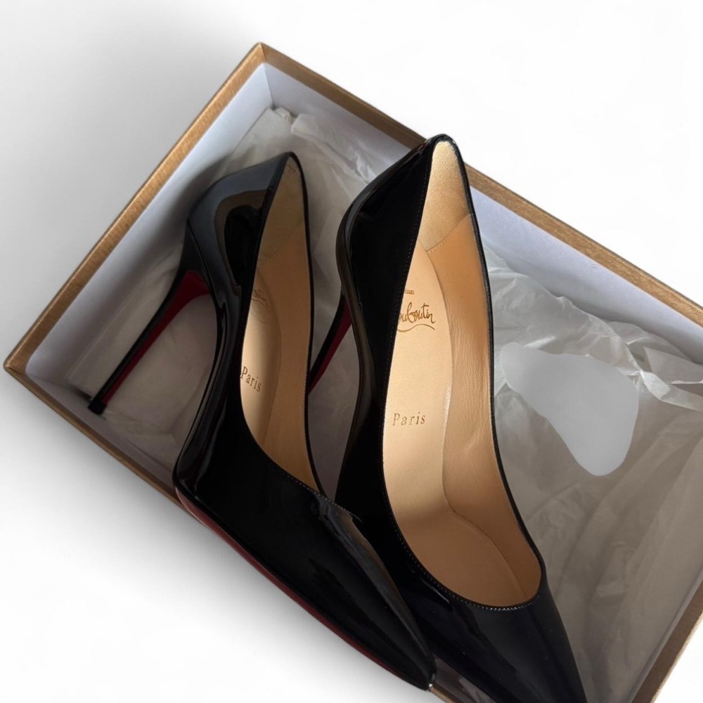 Christian Louboutin Black Patent Heels